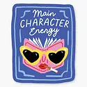 Party of One - POO Main Character Energy Sticker