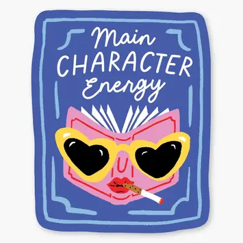 Party of One - POO Main Character Energy Sticker