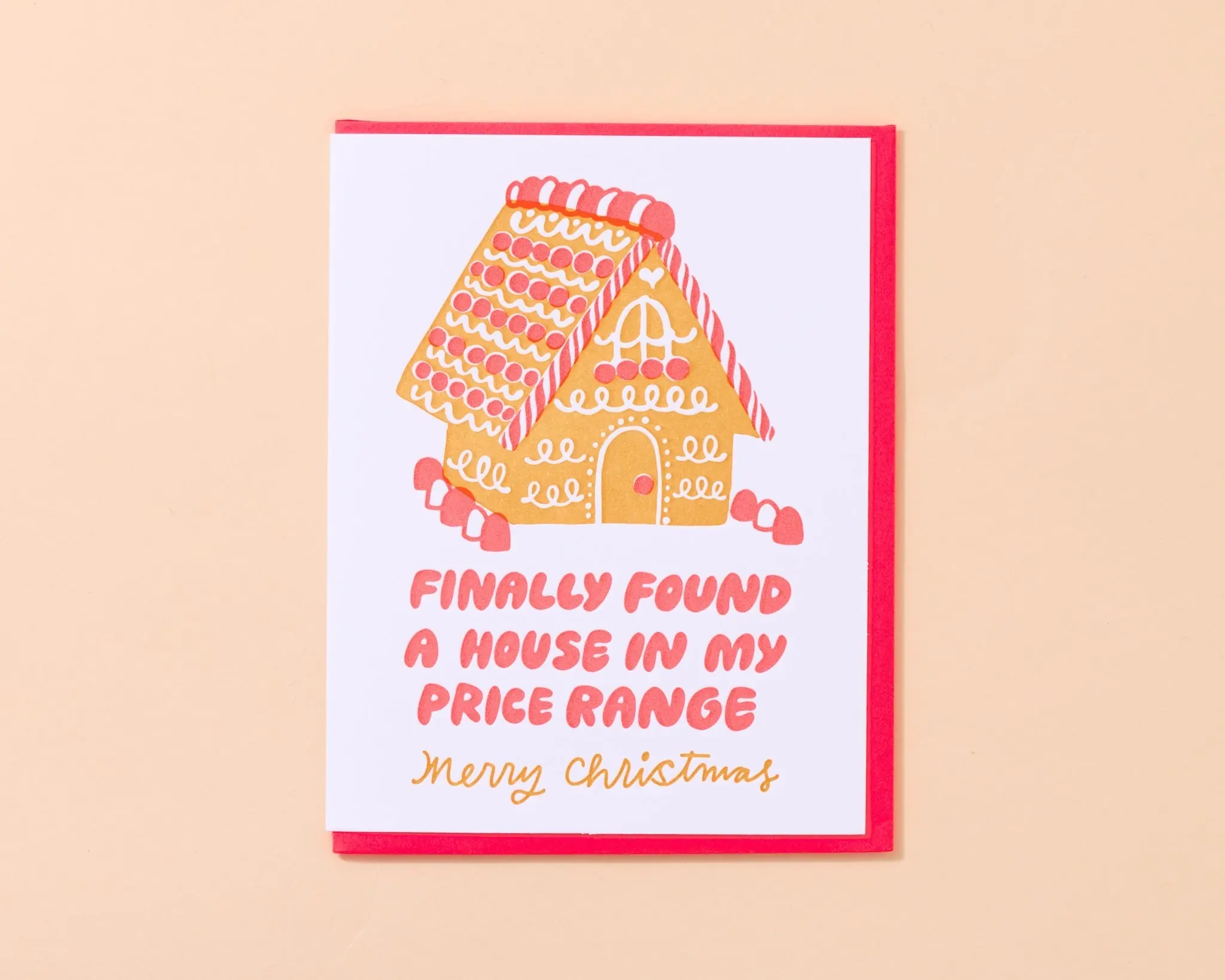 and Here We Are - AHW AHWGCHO0017 - Affordable Ginger Bread House Card