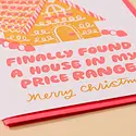 and Here We Are - AHW AHWGCHO0017 - Affordable Ginger Bread House Card