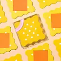 and Here We Are - AHW AHW HG - Cheese & Crackers Letterpress Coaster Set