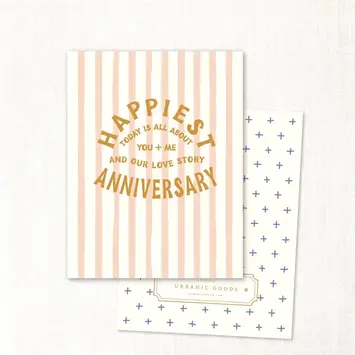 Urbanic Goods - URB You + Me Happiest Anniversary Card