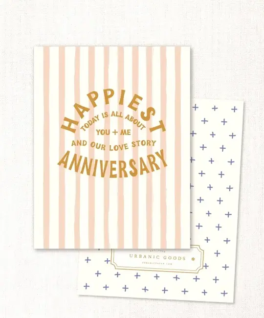 Urbanic Goods - URB You + Me Happiest Anniversary Card
