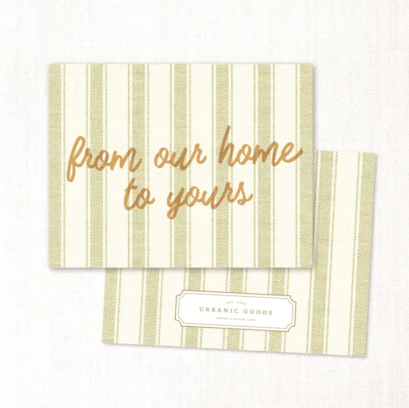 Urbanic Goods - URB From Our Home To Yours Card