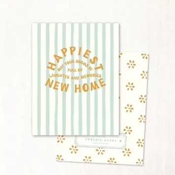Urbanic Goods - URB Laughter + Memories New Home Card
