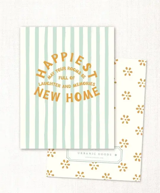 Urbanic Goods - URB Laughter + Memories New Home Card