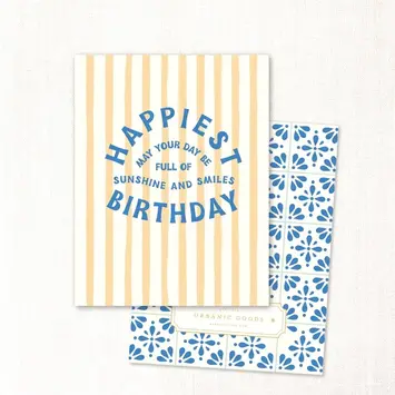 Urbanic Goods - URB Sunshine + Smiles Birthday Card