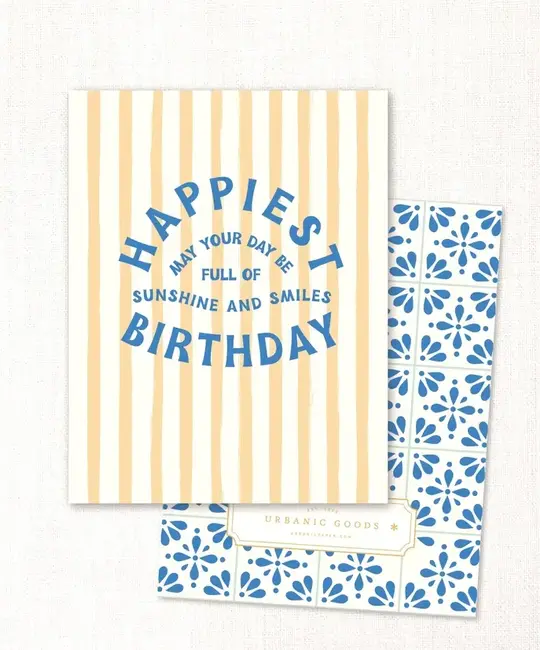 Urbanic Goods - URB Sunshine + Smiles Birthday Card