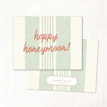 Urbanic Goods - URB Happy Honeymoon Card