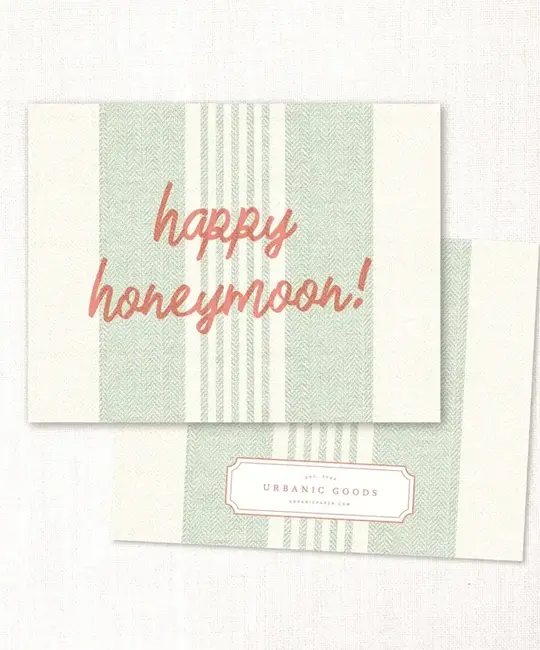 Urbanic Goods - URB Happy Honeymoon Card
