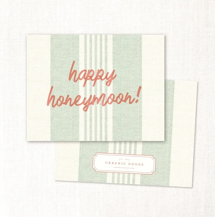 Urbanic Goods - URB Happy Honeymoon Card