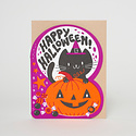 Hello!Lucky - HL Halloween Kitty Halloween Card