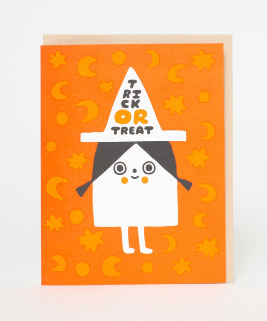 Suzy Ultman - SUU Trick or Treat Witch Halloween Card