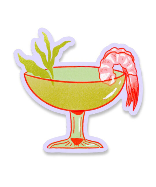 Mel Andrel - MA Shrimp Cocktail Sticker