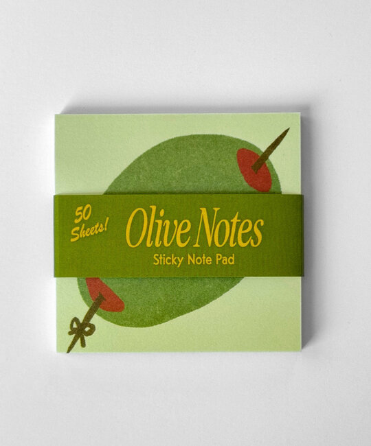 Mel Andrel - MA Cocktail Olive Sticky Notes