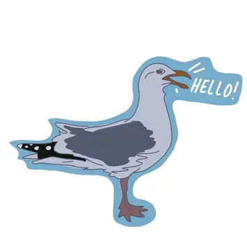 La Familia Green - LFG LFG ST - Seagull Hello Sticker