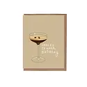 La Familia Green - LFG LFGGCBI0054 - Cheers Espresso Martini Scratch & Sniff Birthday Card