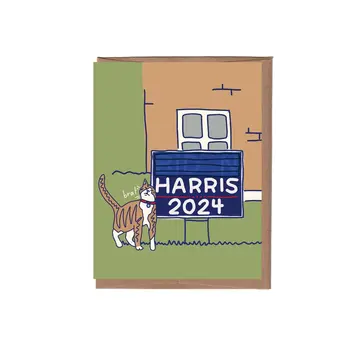 La Familia Green - LFG LFGGCMI0017- Brat Cat Kamala Harris 2024 Card