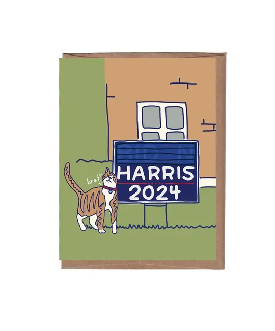 La Familia Green - LFG LFGGCMI0017- Brat Cat Kamala Harris 2024 Card