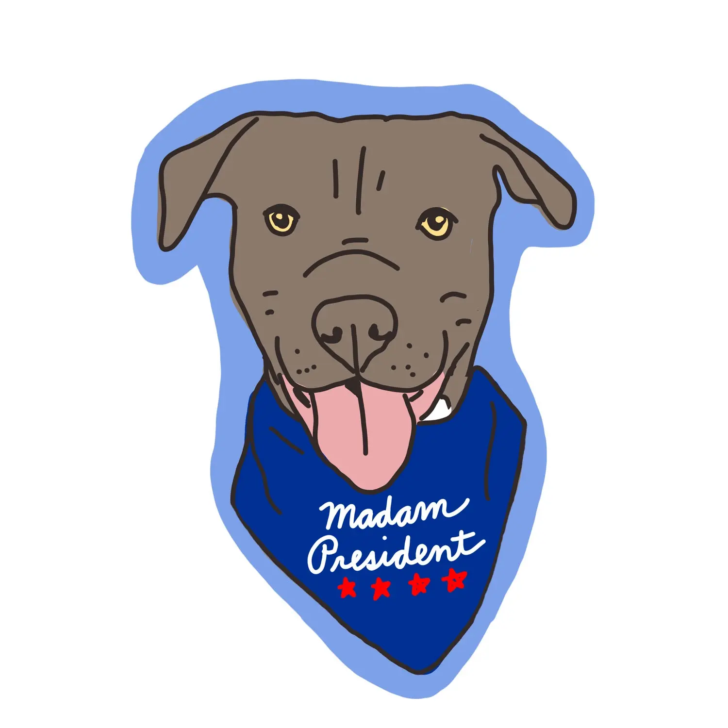 La Familia Green - LFG LFG ST - Madam President Kamala Sticker