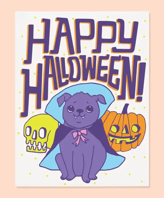 The Good Twin - TGT TGTGCHA0004 - Stevie Vampire Happy Halloween Card