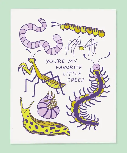The Good Twin - TGT TGTGCFR0007 - Little Creep Bug Card