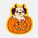The Good Twin - TGT TGT ST - Pumpkin Peg Sticker