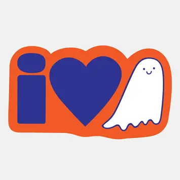 The Good Twin - TGT TGT ST - Heart Ghost Sticker