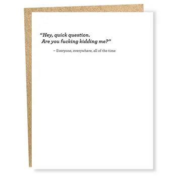 Sapling Press - SAP SAPGCHU0146 - Quick Question Card
