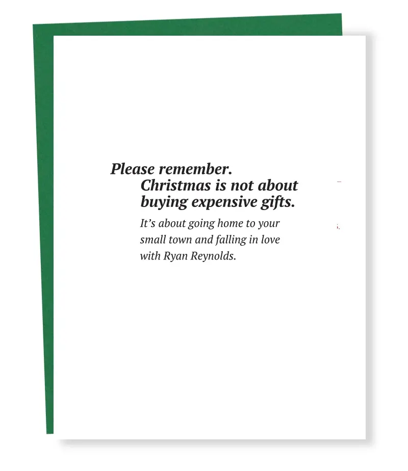 Sapling Press - SAP SAP NSHO - Ryan Reynolds Boxed Holiday Note Set