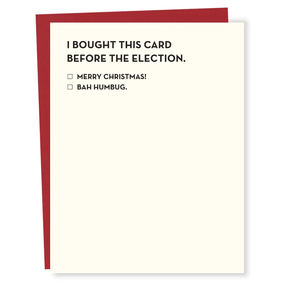 Sapling Press - SAP SAPGCHO0043 - Election Holiday Card