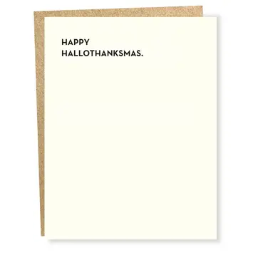 Sapling Press - SAP SAPGCSE0001 - Happy Hallothanksmas Card