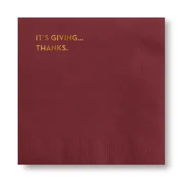 Sapling Press - SAP SAP PSNA - It's Giving Thanks Thanksgiving Cocktail Napkins