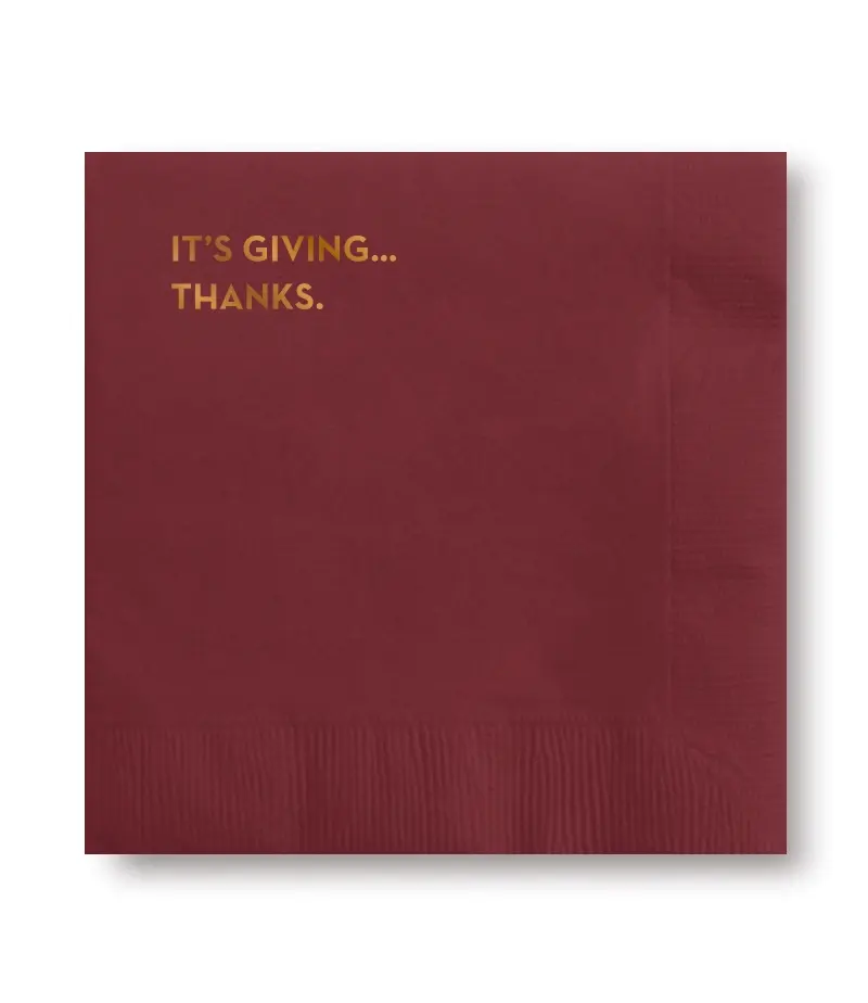 Sapling Press - SAP SAP PSNA - It's Giving Thanks Thanksgiving Cocktail Napkins