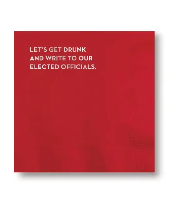 Sapling Press - SAP SAP PSNA - Elected Officials  Cocktail Napkins