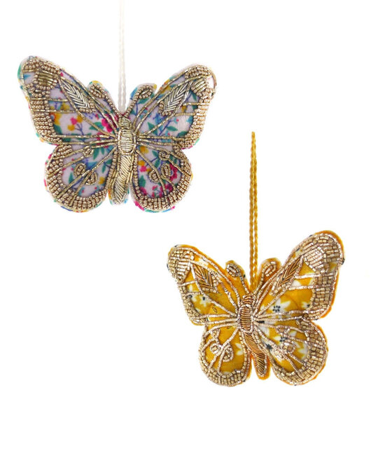 Cody Foster - COF Tinsel Papillion Butterfly Ornament (Assorted)