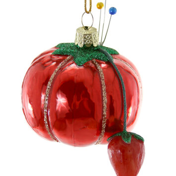 Cody Foster - COF COF OR - Vintage Tomato Pin Cushion Ornament