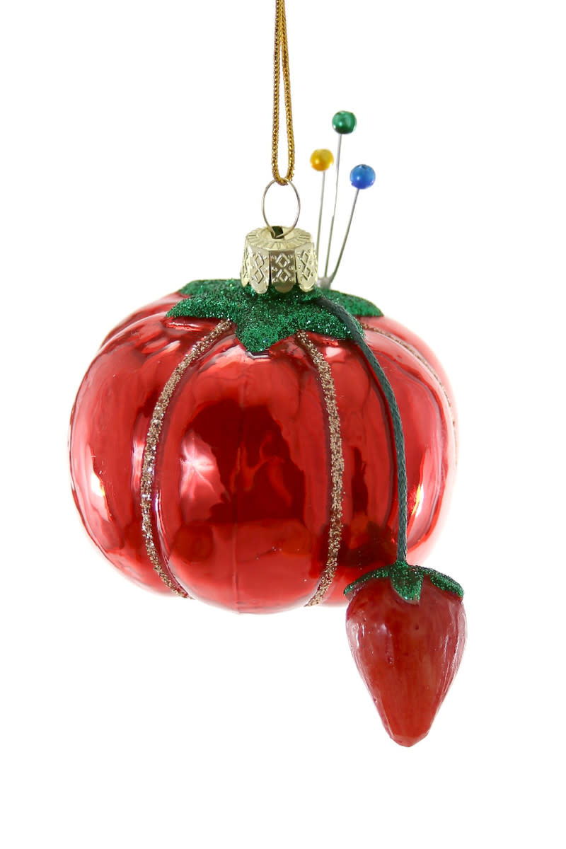 Cody Foster - COF COF OR - Vintage Tomato Pin Cushion Ornament