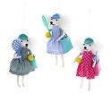 Cody Foster - COF COF OR - Tennis Player Felt Friend Ornament (Assorted)