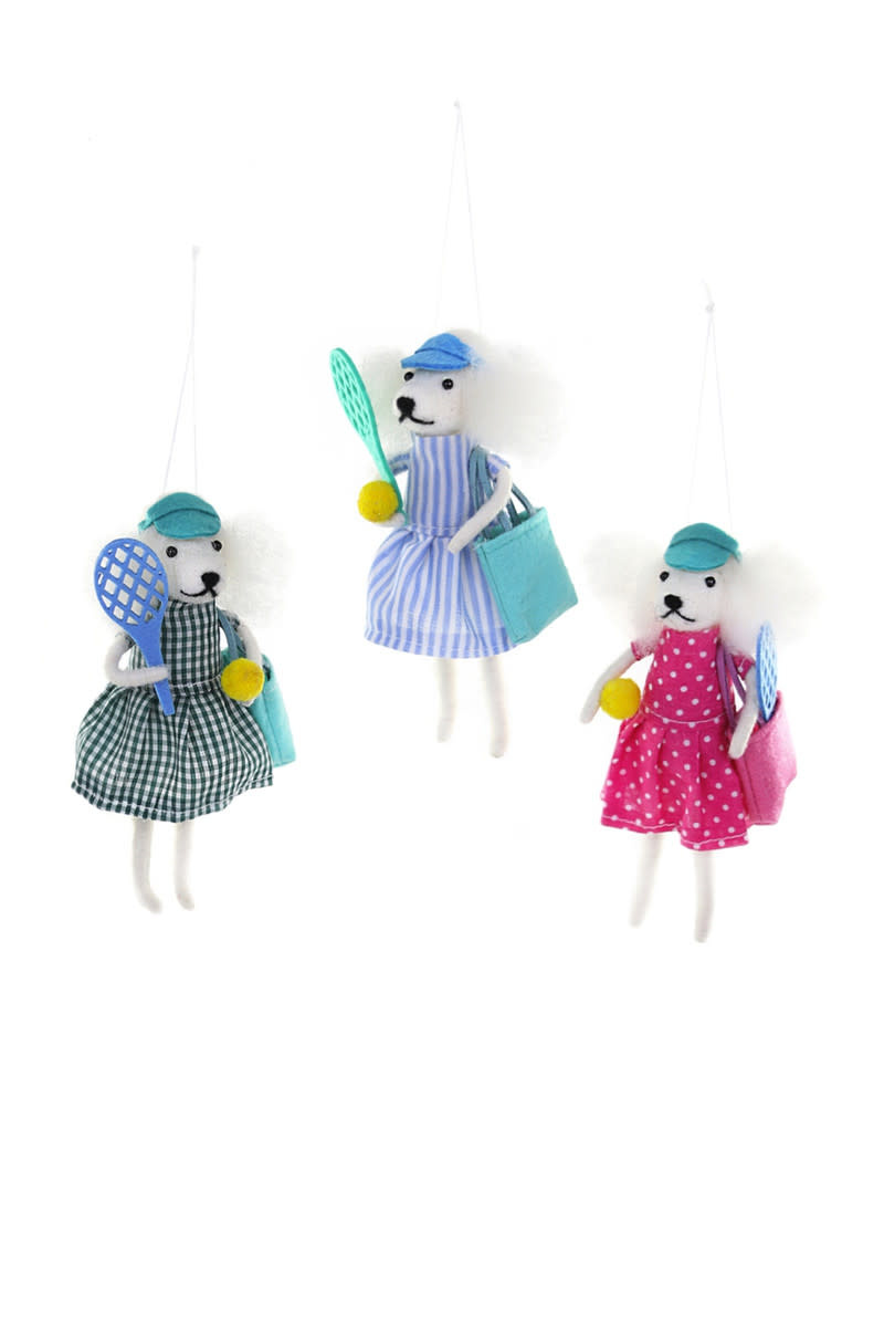 Cody Foster - COF COF OR - Tennis Player Felt Friend Ornament (Assorted)