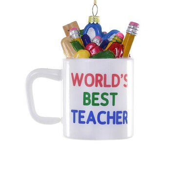 Cody Foster - COF COF OR - World's Best Teacher Mug Ornament