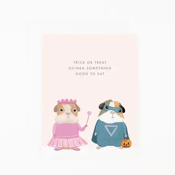 Dear Hancock - DH DHGCHA0012 - Guinea Something Good To Eat Trick-or-Treater Card