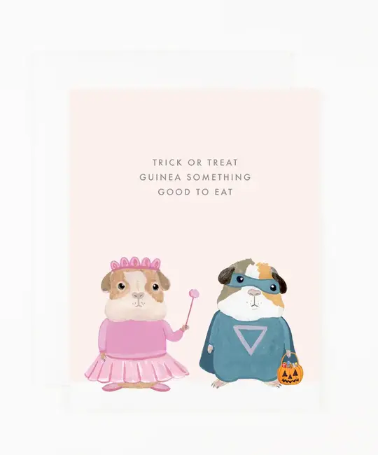 Dear Hancock - DH DHGCHA0012 - Guinea Something Good To Eat Trick-or-Treater Card