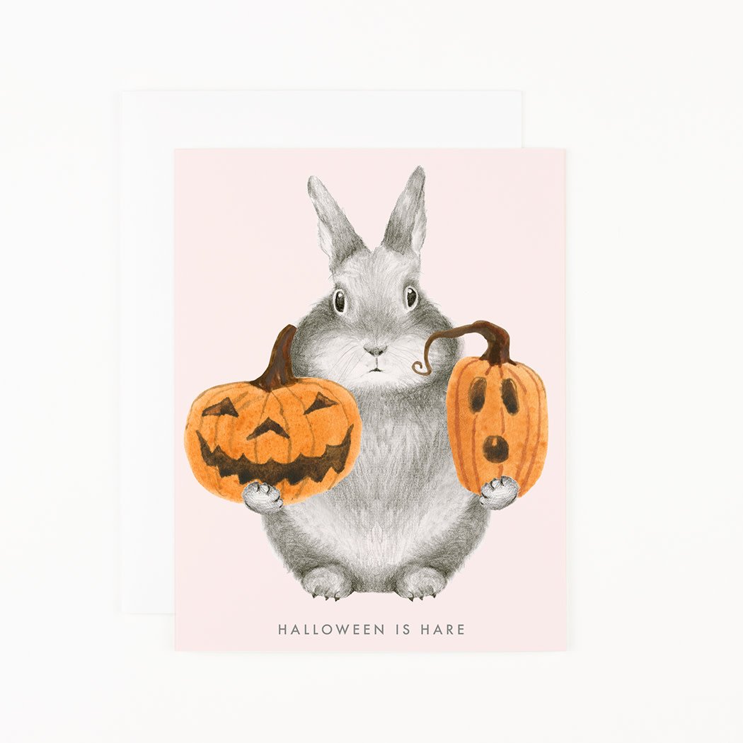 Dear Hancock - DH DHGCHA - Halloween is Hare Card