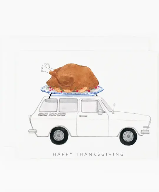 Dear Hancock - DH DHGCTH0006 - Thanksgiving Turkey on Car Card