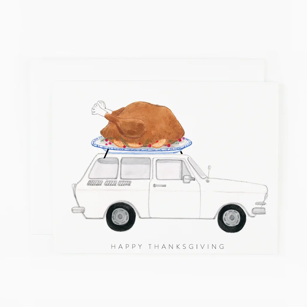 Dear Hancock - DH DHGCTH0006 - Thanksgiving Turkey on Car Card