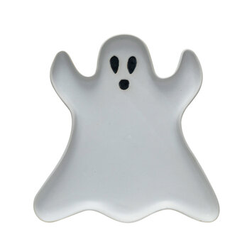 Creative Co-Op - CCO CCO HG - Ghost Shaped Stoneware Dish