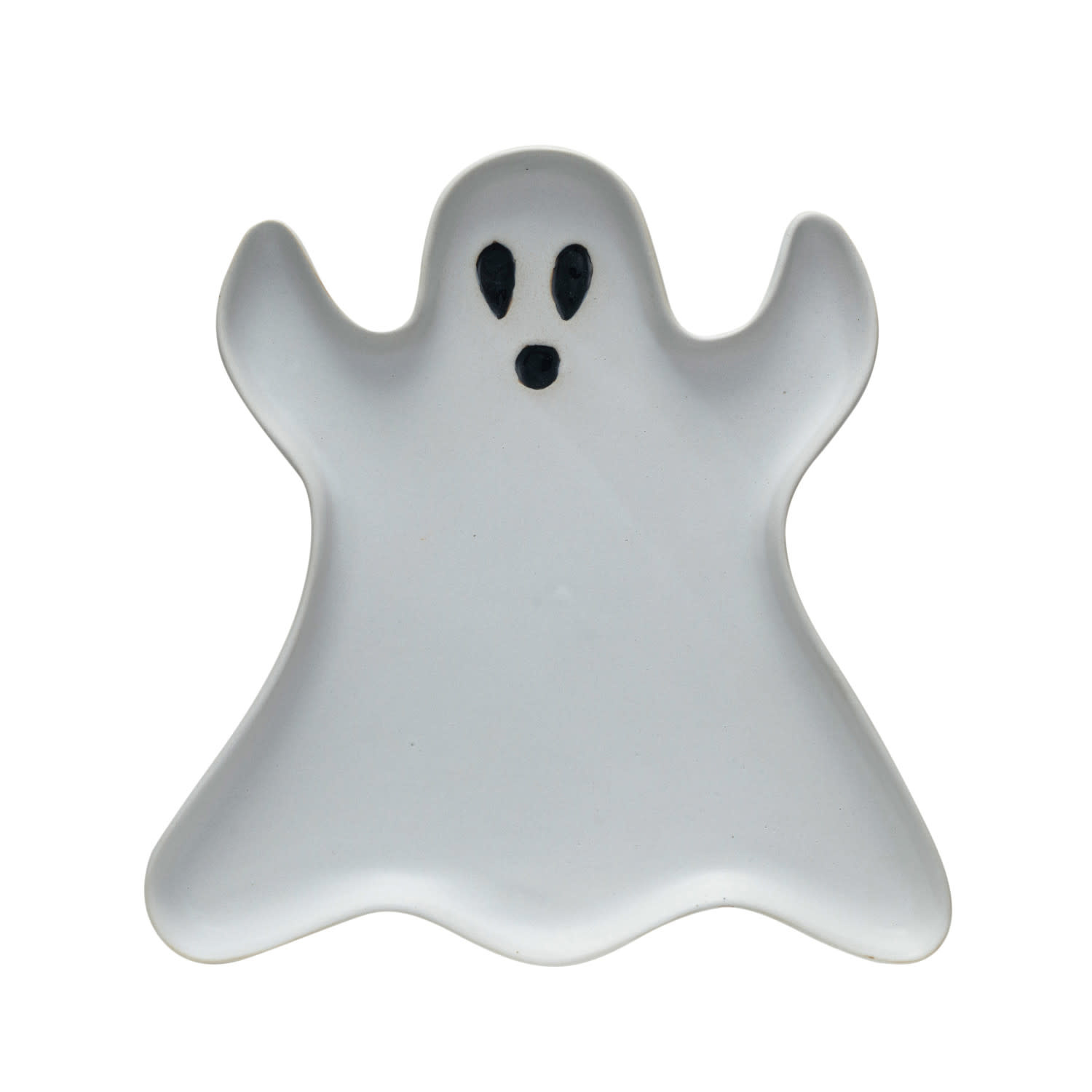 Creative Co-Op - CCO CCO HG - Ghost Shaped Stoneware Dish