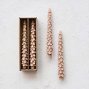 Creative Co-Op - CCO CCO CA - Tree Shaped Taper Candles, Taupe