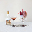 Creative Co-Op - CCO Vintage Style Stemmed Fluted Wine Glass (20 oz)